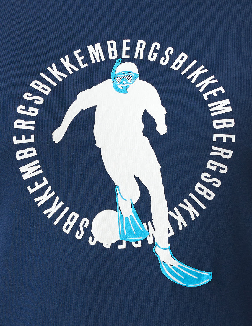 Blue Cotton T-Shirt