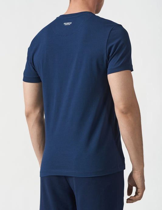 Blue Cotton T-Shirt