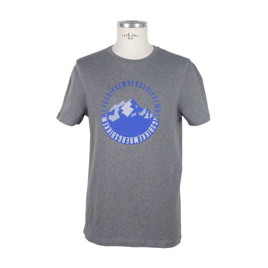 Chic Velvet-Printed Cotton Tee