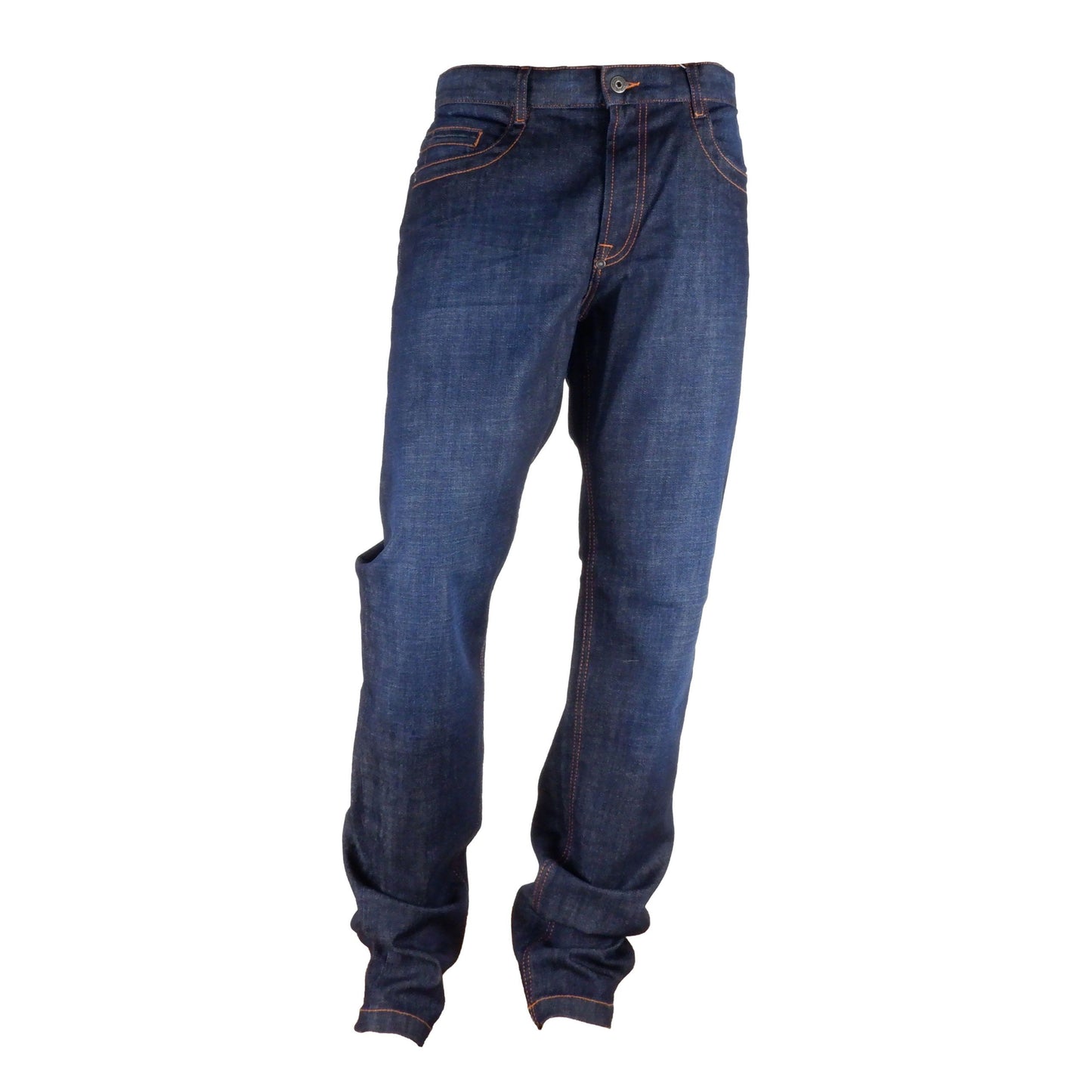 Dark Blue Regular Fit Designer Jeans