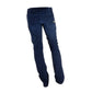 Sleek Velvety Cotton Blend Trousers