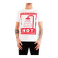 Maxi 'Hot' Print Cotton Jersey T-Shirt