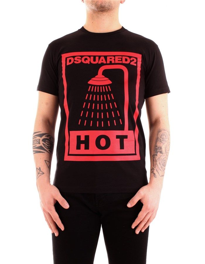 Iconic Hot Print Crewneck Cotton Tee