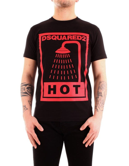 Iconic Hot Print Crewneck Cotton Tee
