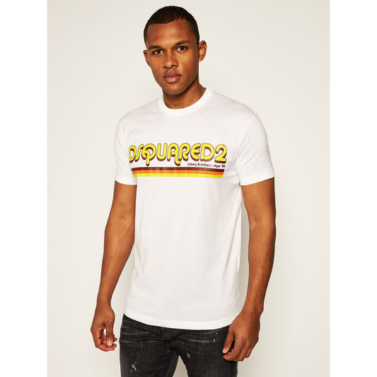 Elevated Casual Chic Short-Sleeved Printed Tee