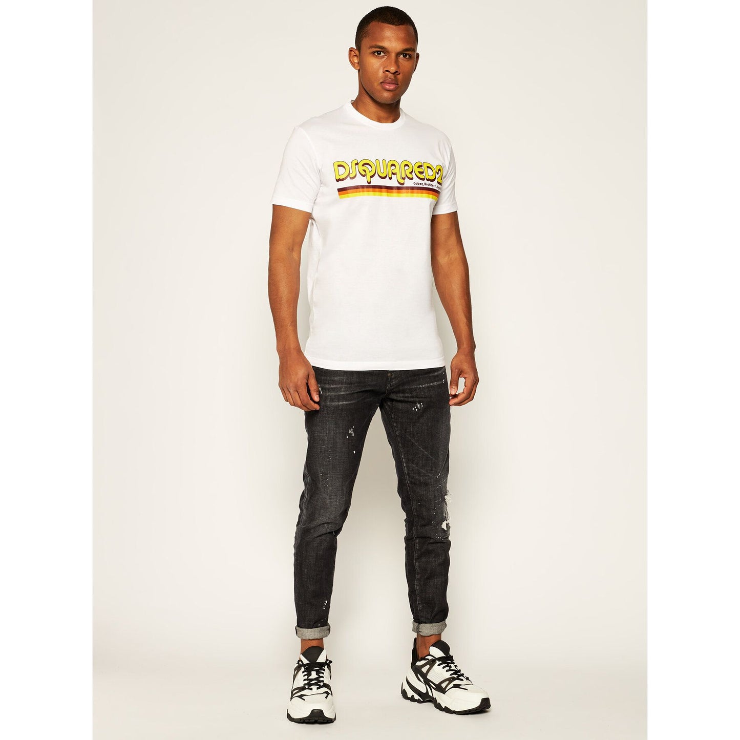 Elevated Casual Chic Short-Sleeved Printed Tee