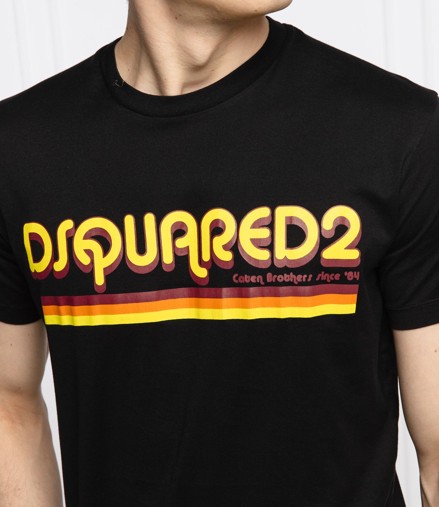 Elegant Cotton Print Tee for Him
