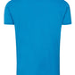 Blue Cotton Crewneck Logo Tee