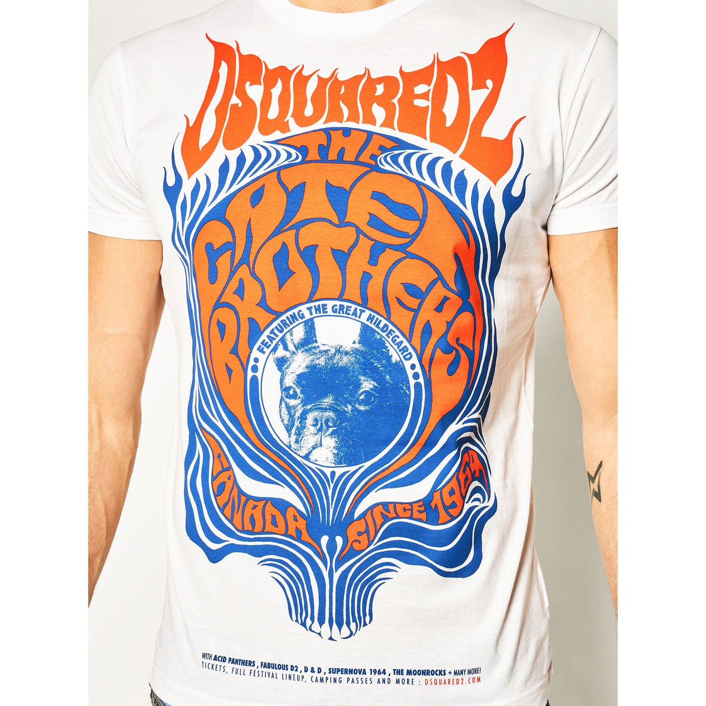 Colorful Lettering Cotton Tee