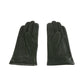Elegant Green Lambskin Leather Gloves