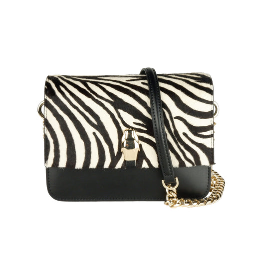 Elegant Two-Tone Small Shoulder Bag