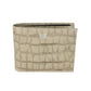 Python-Effect Calfskin Men's Wallet with Coin Purse