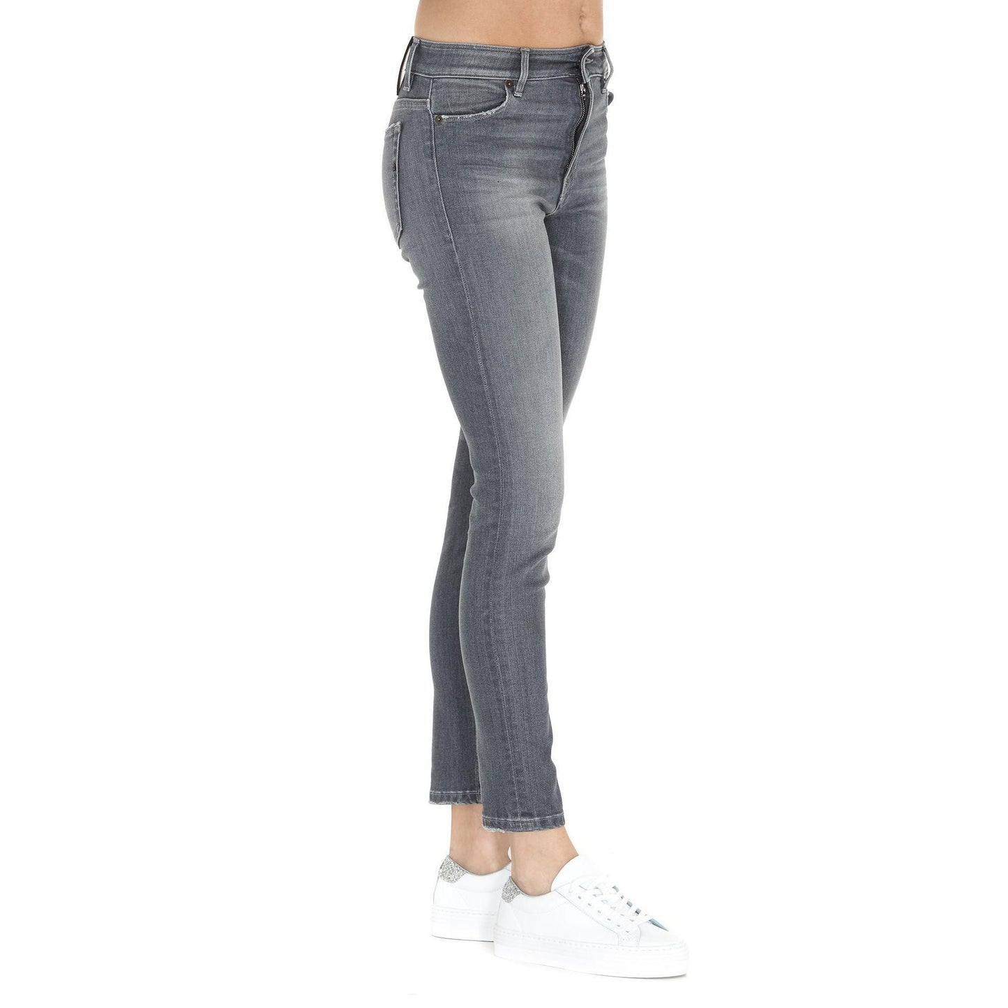 Chic Gray Skinny Fit Denim Marvel
