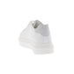 Chic Leather-Trimmed White Sneakers