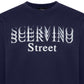 Elegant Blue Cotton Sweater