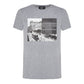 Elegant Gray Cotton Blend T-Shirt