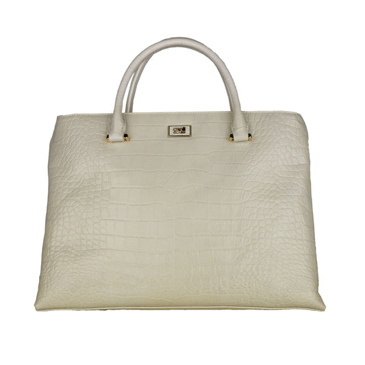 Elegant Milk Snake Texture Handbag