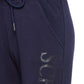 Elegant Stretch Cotton Trousers in Chic Blue