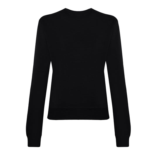 Glittered Logo Cotton Sweatshirt