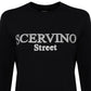Glittered Logo Cotton Sweatshirt