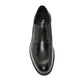Elegant Black Leather Derby Shoes