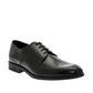 Elegant Black Leather Derby Shoes