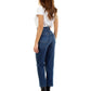 Chic Blue Denim with Signature White Patch