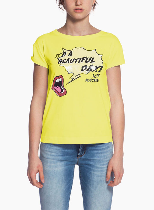 Sunny Chic Printed Cotton Tee