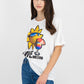 Chic Logo Cotton Tee in Elegant White