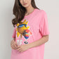 Chic Logo Print Stretch Cotton Tee
