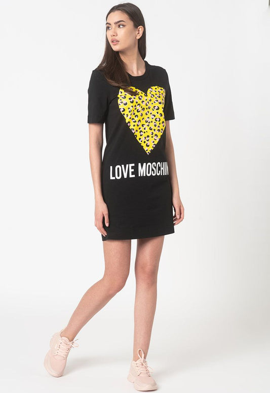 Chic Black Dress with Signature Front Design