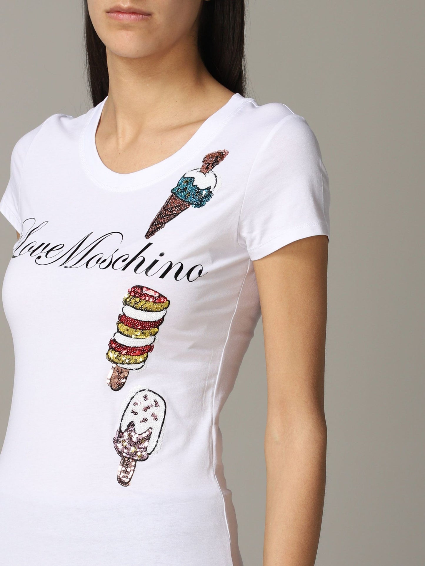 Ice Cream Sequin Sparkle Tee