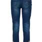 Enchanting Slim Fit Blue Denim with Handmade Strass
