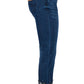 Enchanting Slim Fit Blue Denim with Handmade Strass