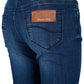 Enchanting Slim Fit Blue Denim with Handmade Strass