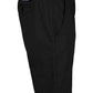 Sleek Black Cotton Blend Shorts