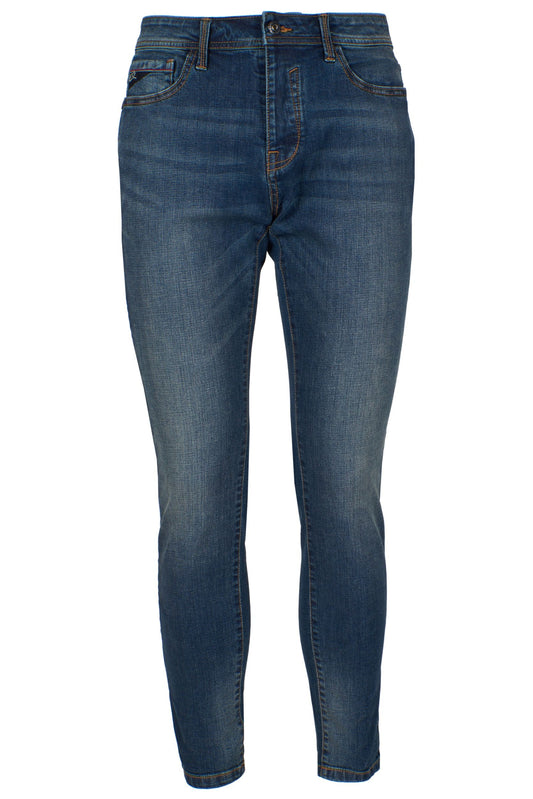 Sleek Slim Fit Denim in Vivid Blue