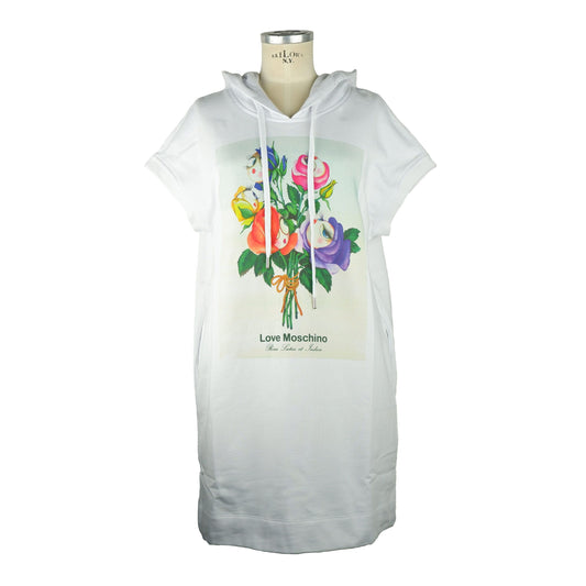 Chic Floral Hooded Summer Dress