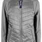Sleek Gray Wind Jacket with Logo Embellishment