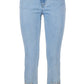 Chic Light Blue Denim with Shimmer Detail