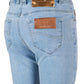 Chic Light Blue Denim with Shimmer Detail