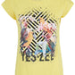 Sunshine Yellow Regular Fit Fashion Tee