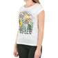 Chic White Tee with Signature Design