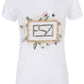 Chic White Cotton Tee with Signature Design