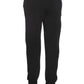 Chic Black Elasticized Cotton Pants