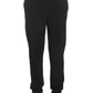 Chic Black Elasticized Cotton Pants
