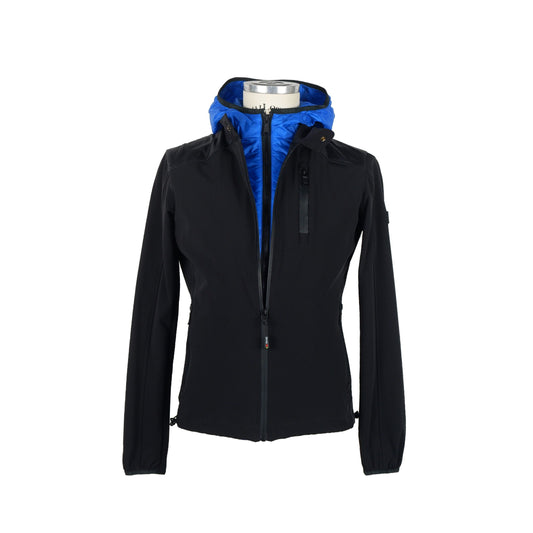 Elegant Black Hooded Jacket for Men
