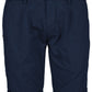 Chic Blue Cotton Bermuda Shorts with Stretch