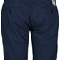 Chic Blue Cotton Bermuda Shorts with Stretch