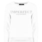 Chic Cotton Blend Sweatshirt with Brass Accent